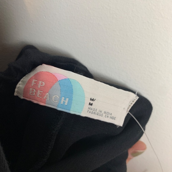 NWT FP Free People Beach Free-est Kaelyn Backless Romper Black M - Picture 8 of 9